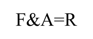 F&A=R