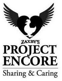 ZAXBY'S PROJECT ENCORE SHARING & CARING