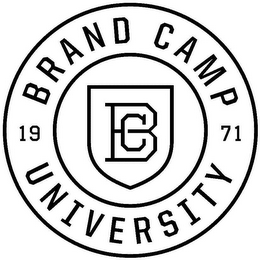 BRAND CAMP UNIVERSITY BC 1971