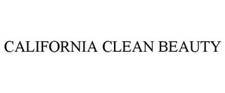 CALIFORNIA CLEAN BEAUTY