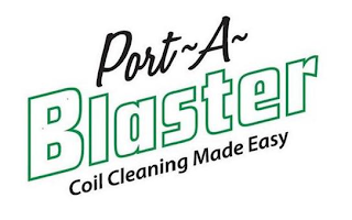 PORT-A-BLASTER COIL CLEANING MADE EASY