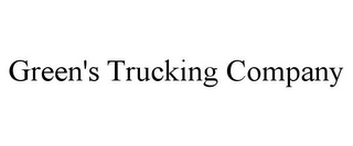 GREEN'S TRUCKING COMPANY