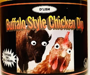 BUFFALO CHICKEN WING DIG D'LISH CONTAINS 100% REAL CHICKEN 1LB (448G)