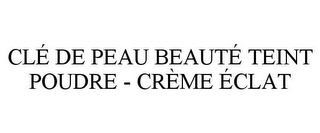 CLÉ DE PEAU BEAUTÉ TEINT POUDRE - CRÈMEÉCLAT