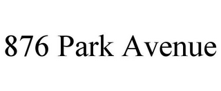 876 PARK AVENUE