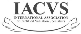 IACVS INTERNATIONAL ASSOCIATION OF CERTIFIED VALUATION SPECIALISTS