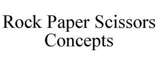 ROCK PAPER SCISSORS CONCEPTS