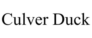 CULVER DUCK