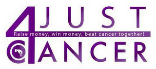 JUST 4 CANCER RAISE MONEY, WIN MONEY, BEAT CANCER TOGETHER!