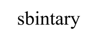 SBINTARY