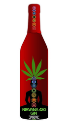 NIRVANA: HEMP SEED FLAVORED VODKA; HANDCRAFTED IN FLORIDA