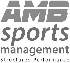 AMB SPORTS MANAGEMENT STRUCTURED PERFORMANCE
