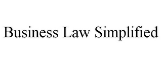 BUSINESS LAW SIMPLIFIED