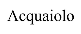 ACQUAIOLO