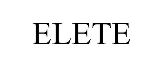 ELETE