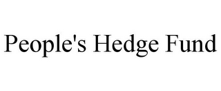 PEOPLE'S HEDGE FUND