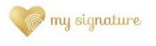 MY SIGNATURE