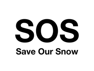 SOS SAVE OUR SNOW