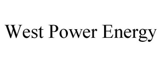 WEST POWER ENERGY