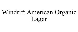 WINDRIFT AMERICAN ORGANIC LAGER