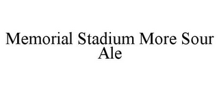 MEMORIAL STADIUM MORE SOUR ALE