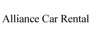 ALLIANCE CAR RENTAL