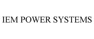 IEM POWER SYSTEMS