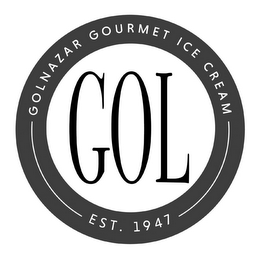 GOL GOLNAZAR GOURMET ICE CREAM EST. 1947