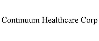 CONTINUUM HEALTHCARE CORP