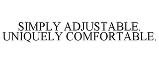 SIMPLY ADJUSTABLE. UNIQUELY COMFORTABLE.