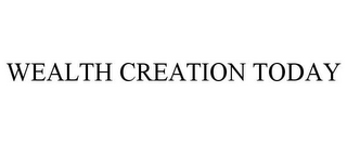 WEALTH CREATION TODAY