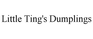 LITTLE TING'S DUMPLINGS