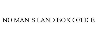 NO MAN'S LAND BOX OFFICE