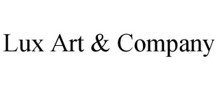 LUX ART & COMPANY