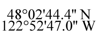 48°02'44.4'' N 122°52'47.0'' W