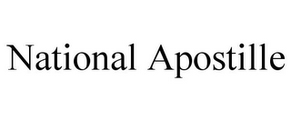 NATIONAL APOSTILLE