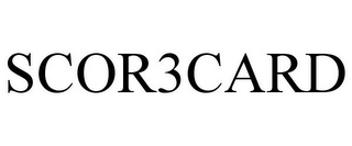 SCOR3CARD