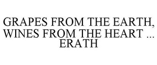 GRAPES FROM THE EARTH, WINES FROM THE HEART ... ERATH