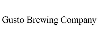 GUSTO BREWING COMPANY