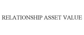 RELATIONSHIP ASSET VALUE