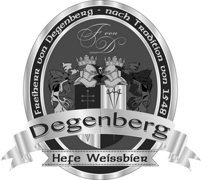 FREIHERR VON DEGENBERG - NACH TRADITIONVON 1548 F VON D DEGENBERG HEFE WEISSBIER