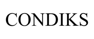 CONDIKS