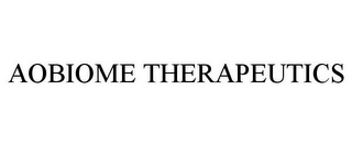 AOBIOME THERAPEUTICS