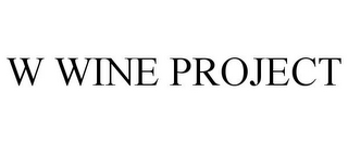 W WINE PROJECT