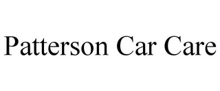 PATTERSON CAR CARE