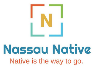 N NASSAU NATIVE NATIVE IS THE WAY TO GO.