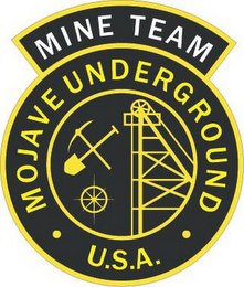 MINE TEAM MOJAVE UNDERGROUND U.S.A.