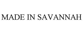 MADE IN SAVANNAH