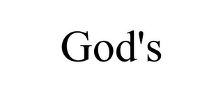 GOD'S