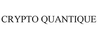 CRYPTO QUANTIQUE